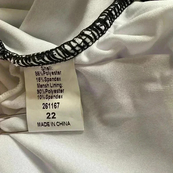 NWOT Swimwear One Piece Bathing Suits Size 22 - Picture 5 of 5